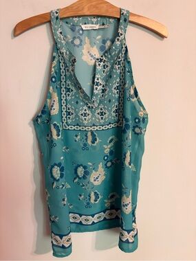 Blu Pepper Sheer Boho Halter Top